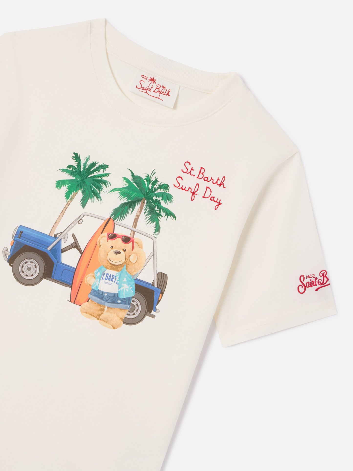 Denver Jr t-shirt with Surf Day embroidery