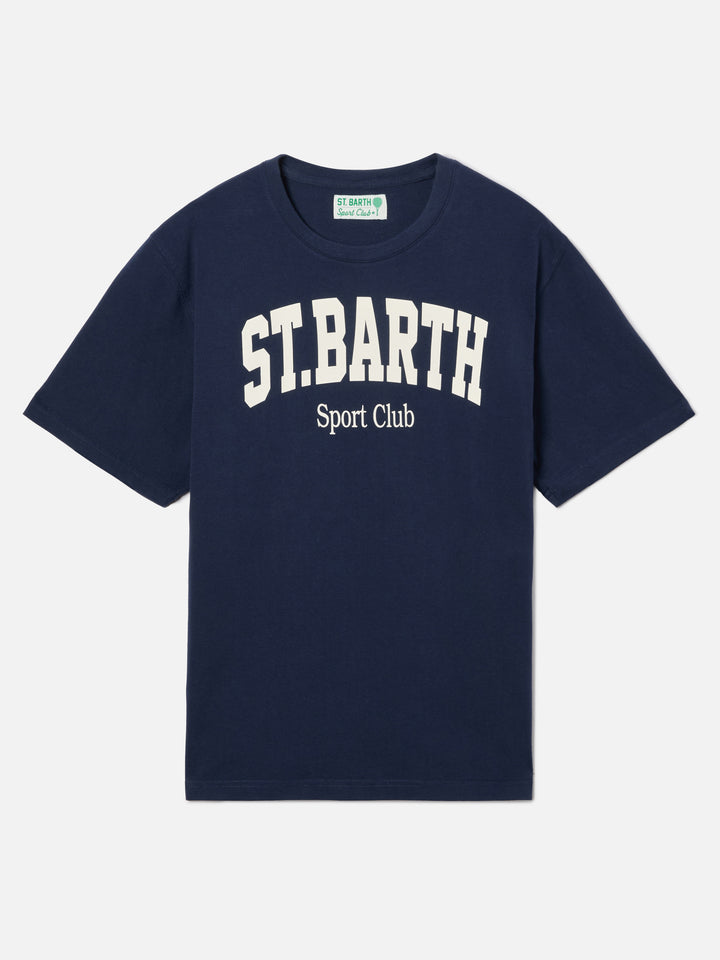 Blue Denver t-shirt with Sport Club print