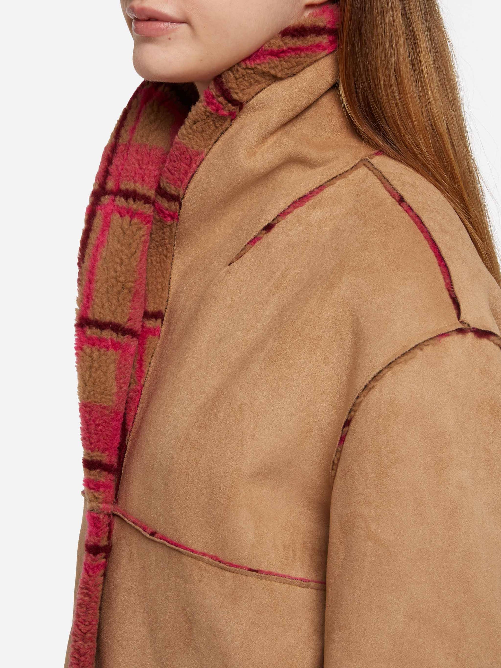 Woman reversible shearling jacket Dorys - MC2 Saint Barth