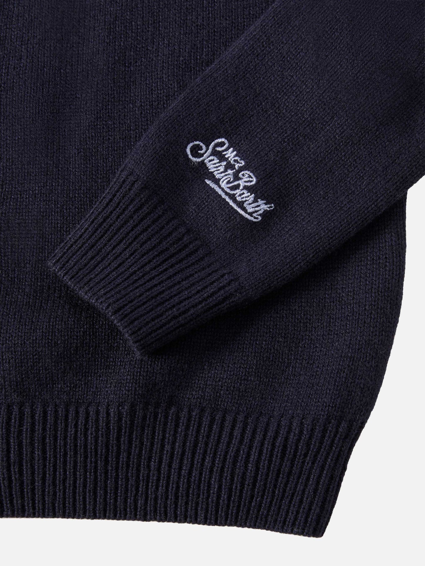 Sweater Douglas in cashmere blend with Sciupa Femmine jacquard