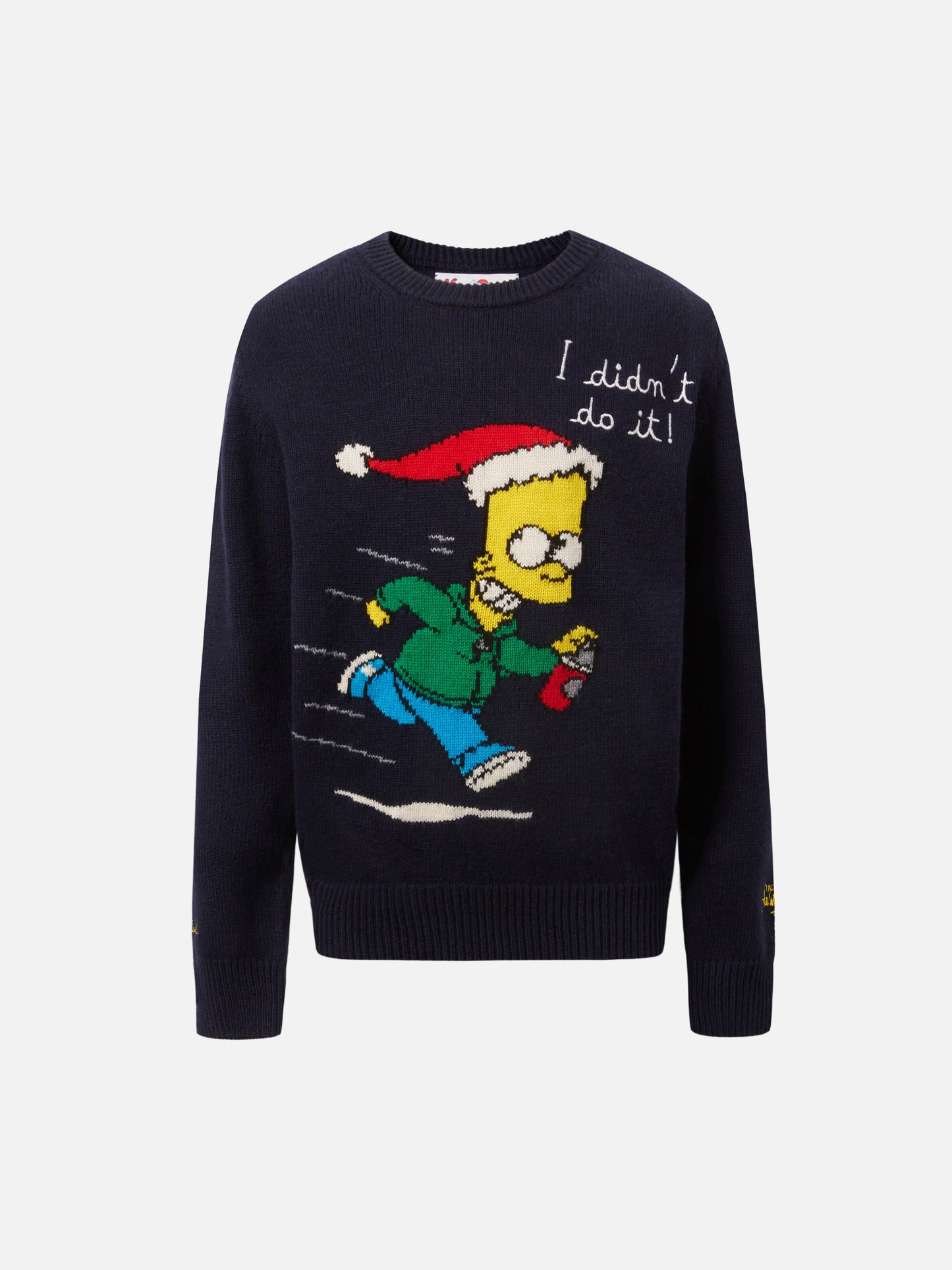 Crewneck  Douglas with Barth Simpson jacquard and embroidery | THE SIMPSON SPECIAL EDITION