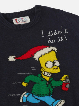 Crewneck  Douglas with Barth Simpson jacquard and embroidery | THE SIMPSON SPECIAL EDITION