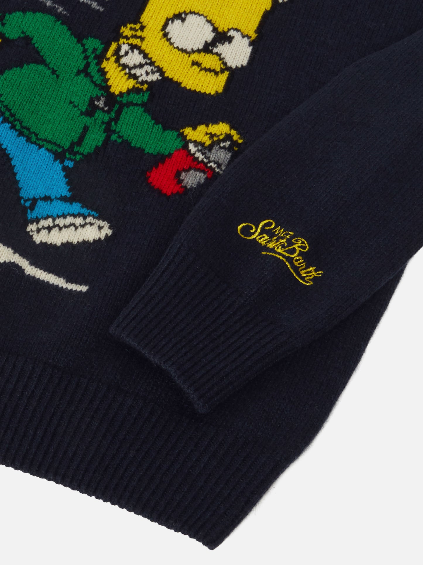Crewneck  Douglas with Barth Simpson jacquard and embroidery | THE SIMPSON SPECIAL EDITION