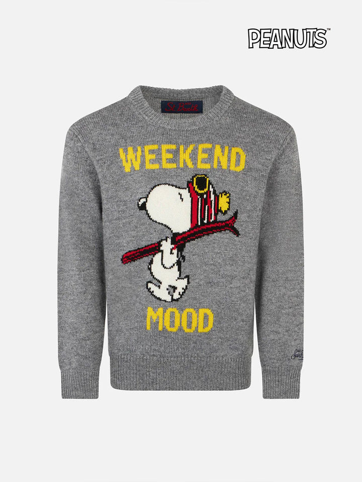 Kinderpullover mit Snoopy Weekend Mood-Print | Peanuts™ Sonderausgabe