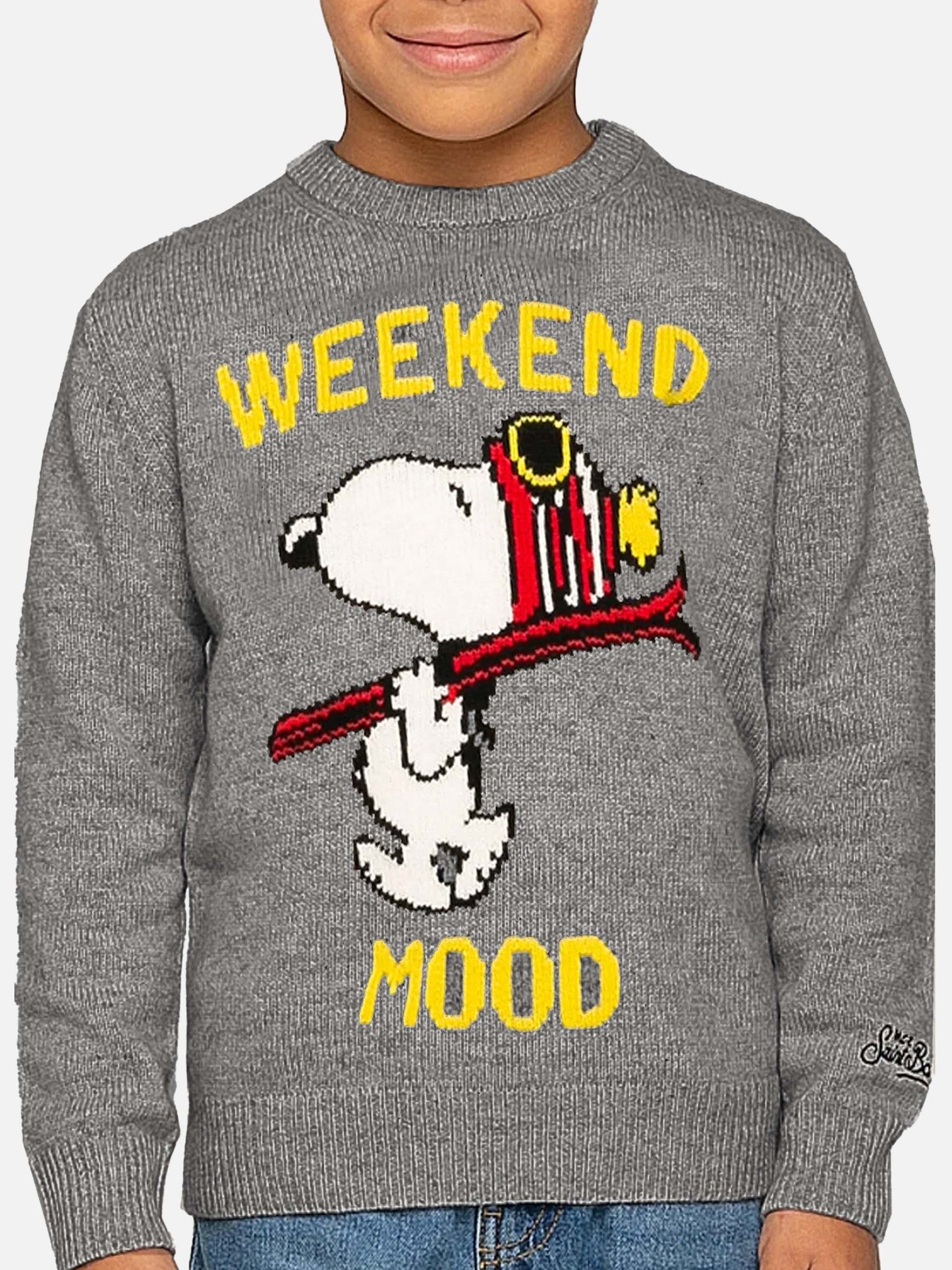 Maglione da bambino stampa Snoopy Weekend Mood | Edizione speciale Peanuts™