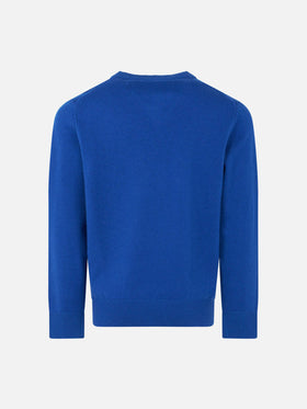 Blauer Jungenpullover mit Snoopy-Superhelden-Aufdruck | SNOOPY – PEANUTS™ SONDEREDITION