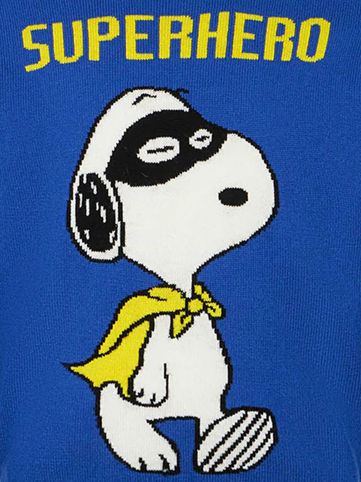 Blauer Jungenpullover mit Snoopy-Superhelden-Aufdruck | SNOOPY – PEANUTS™ SONDEREDITION