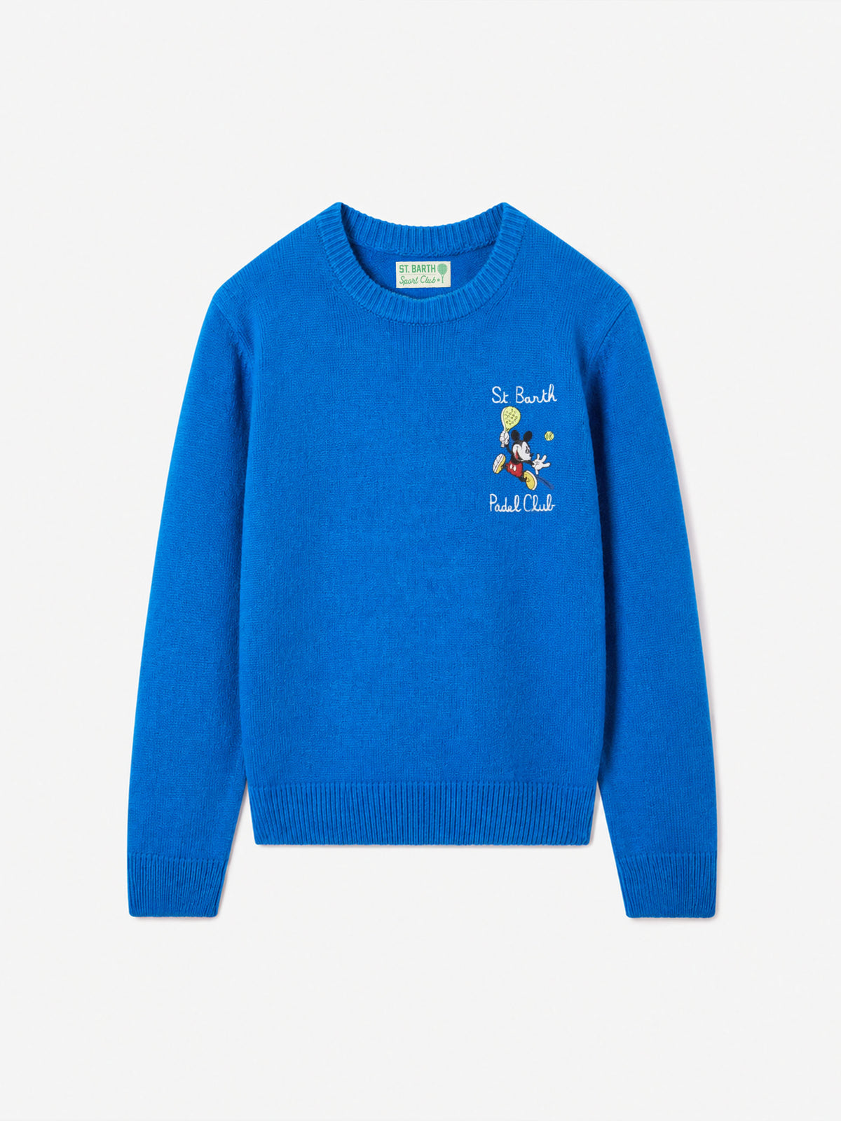 Sweat-shirt à col rond Douglas Light Embry avec broderie Mickey Mouse | DISNEY SPECIAL EDITION 