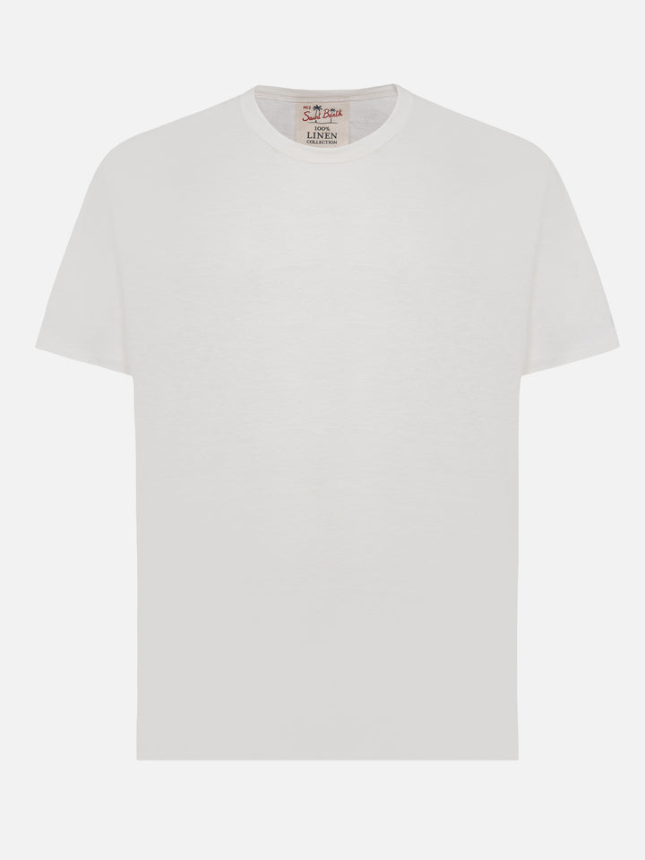 White linen jersey t-shirt Ecstasea - MC2 Saint Barth