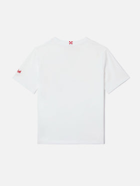 Eddy t-shirt with chest pocket and King Of The Beach embroidery