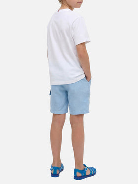T-shirt Eddy avec poche poitrine et illustration Sardines 
