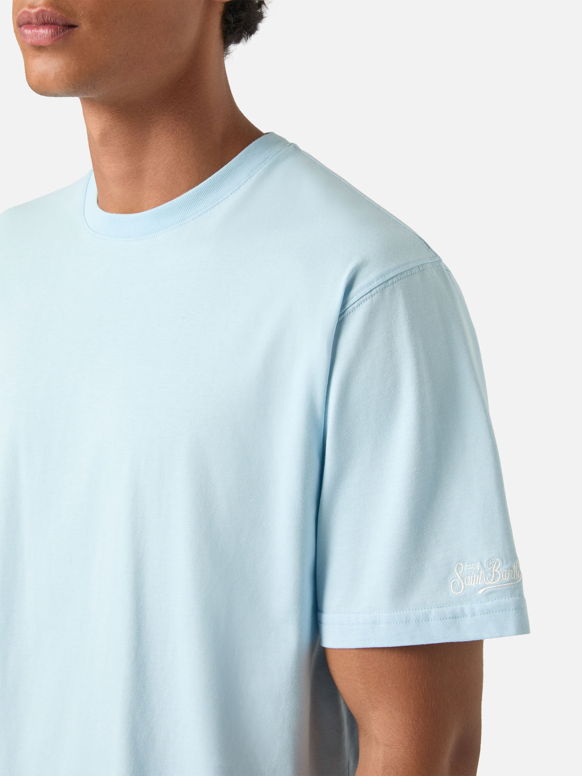 Leichtes blue Baumwoll-T-Shirt Every 