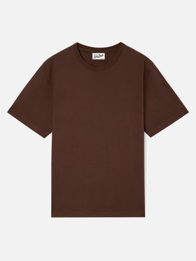 T-shirt marrone in cotone Every