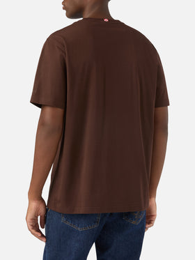 T-shirt marrone in cotone Every