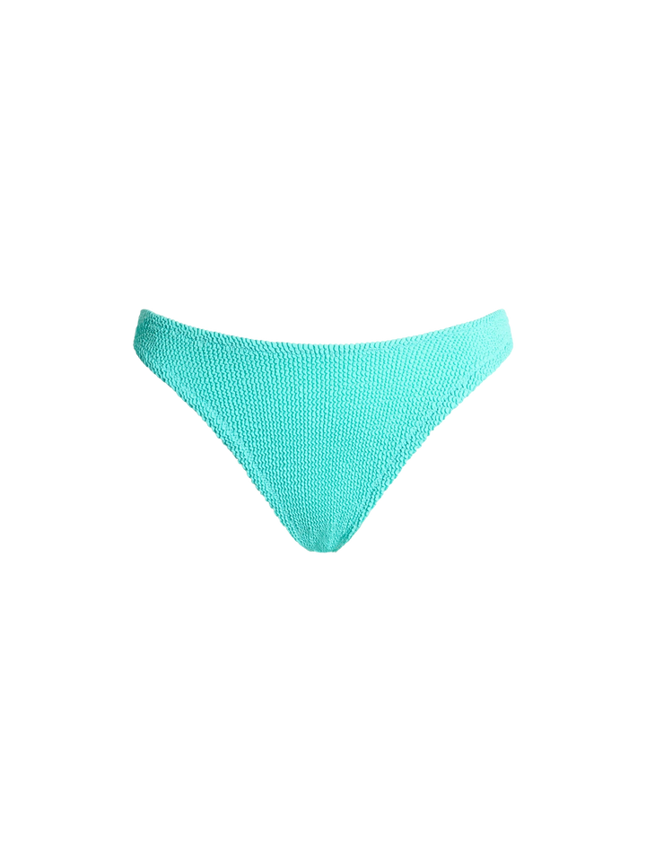 Woman water green classic crinkle swim briefs Elise - MC2 Saint Barth