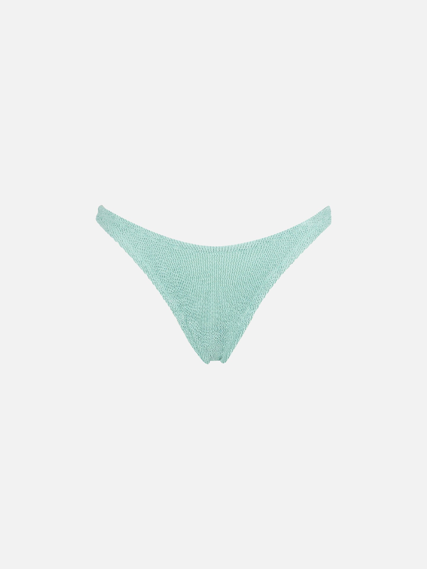 Elise – Klassische Crinkle-Badehose in Salbeigrün