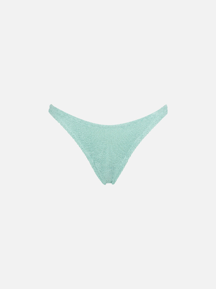 Crinkle bralette bikini Pamy Elise in sage green