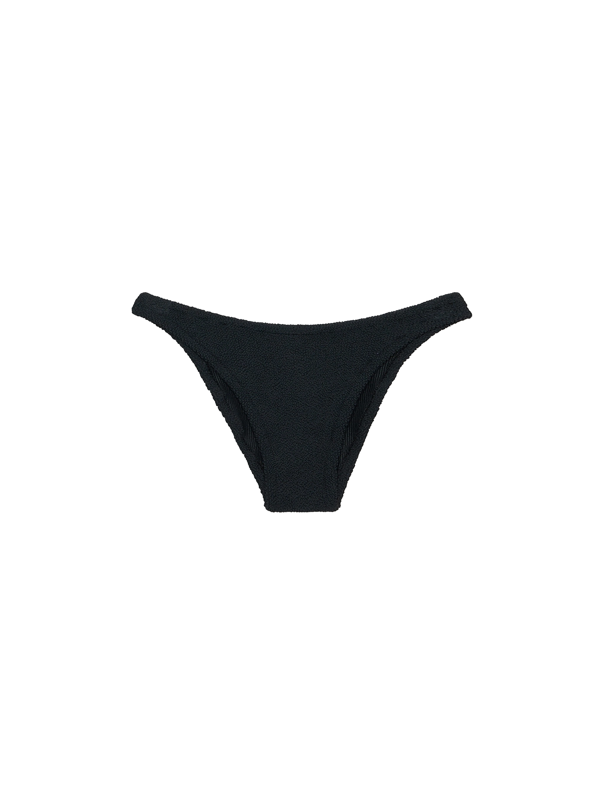 Elise classic black crinkle swim briefs - MC2 Saint Barth