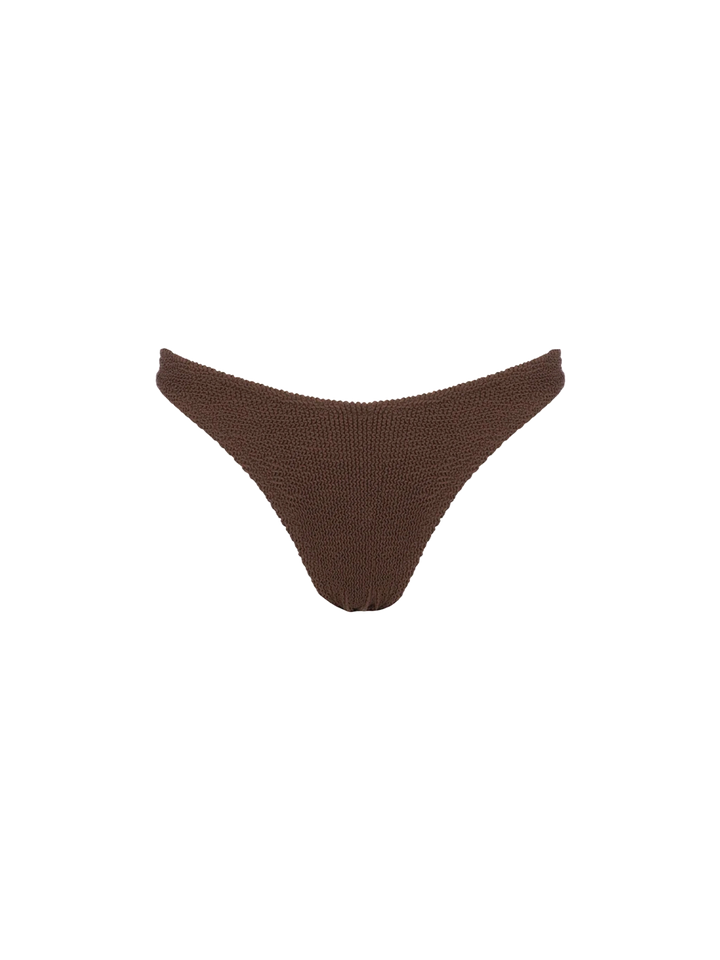 Bikini bralette froissé marron pour femme Naima Elise 
