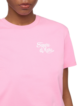 Emilie cotton t-shirt with Sapore di Mare print | SAPORE DI MARE SPECIAL EDITION - MC2 Saint Barth