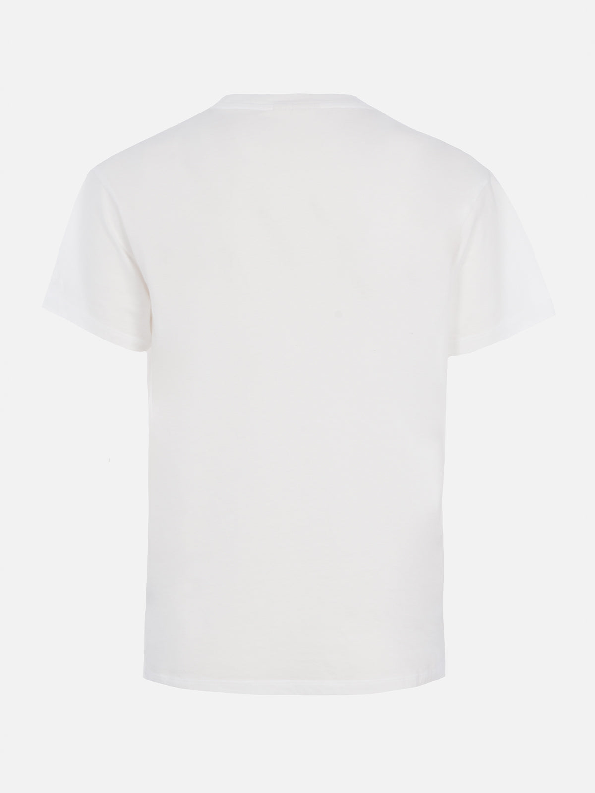 Woman cotton jersey crewneck t-shirt Emilie with Save water, Drink spritz embroidery - MC2 Saint Barth