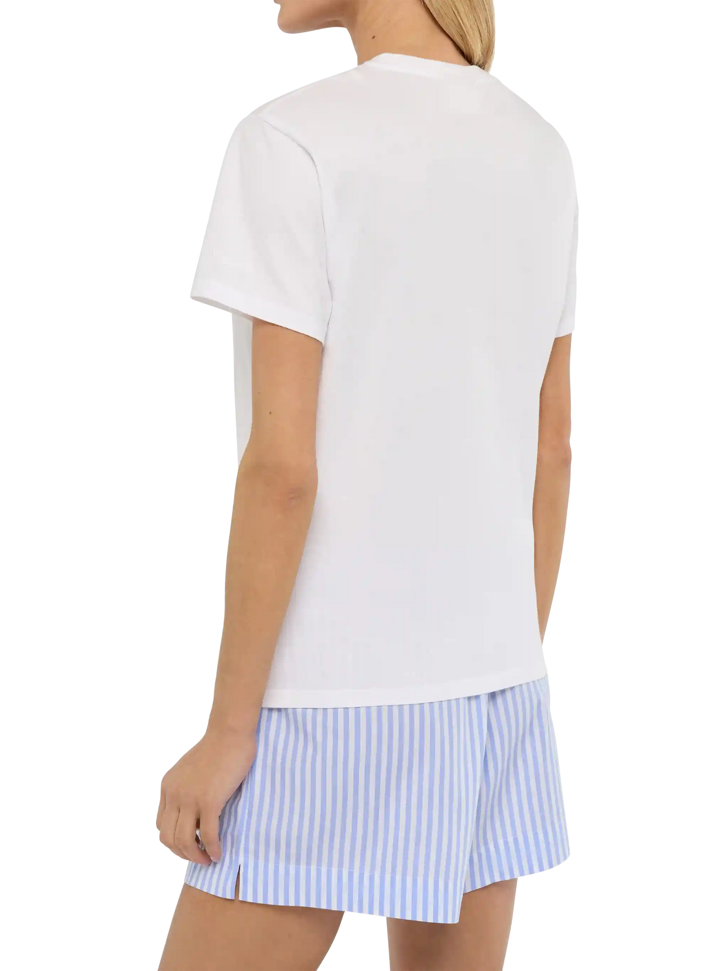 Camiseta Emilie blanca con bordado Sono molto Tonica 