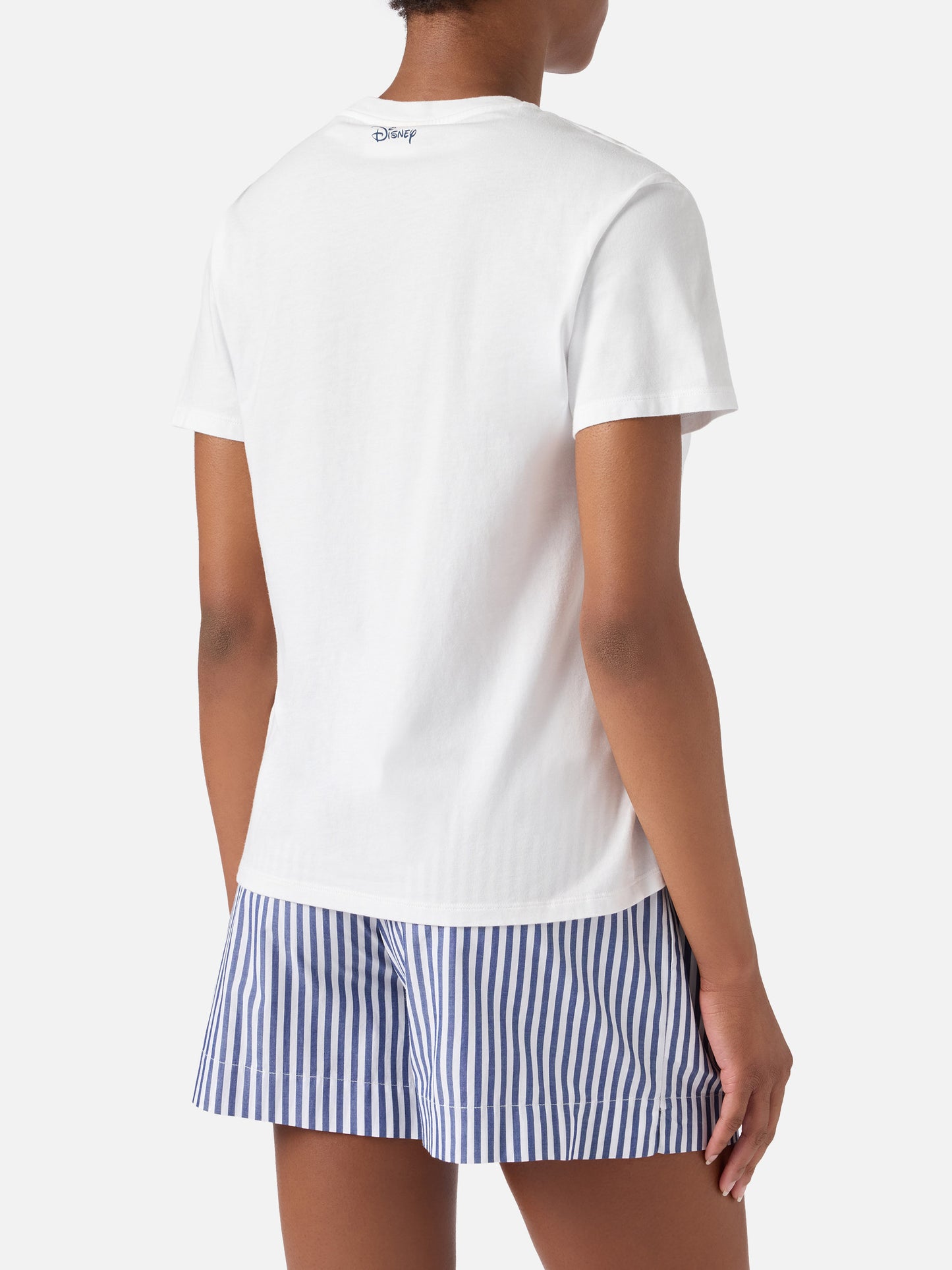 T-shirt Emilie rose avec imprimé Minnie et broderie Mi fai impazzire | Édition spéciale 
