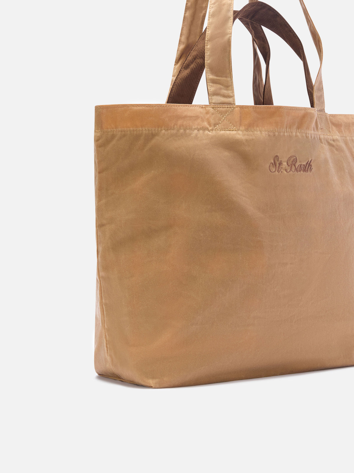 Gewachste Nut Essential tote-Tasche mit Logostickerei 