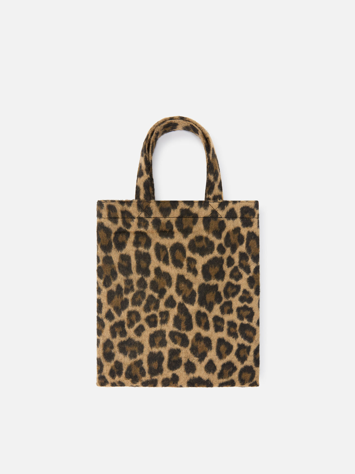 Mini Essential Filztasche tote mit Leopardenmuster 