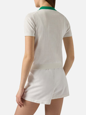 Woman cotton knitted polo Evonne | AUSTRALIAN BRAND SPECIAL EDITION