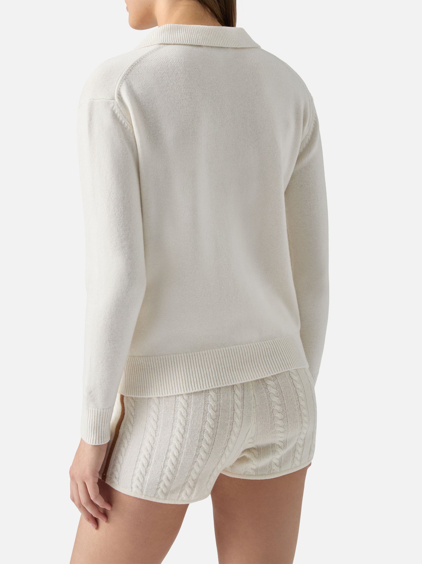 Off-white Eze polo in 100% WOOL