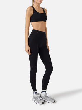 Black stretch technical fabric Fify sports top