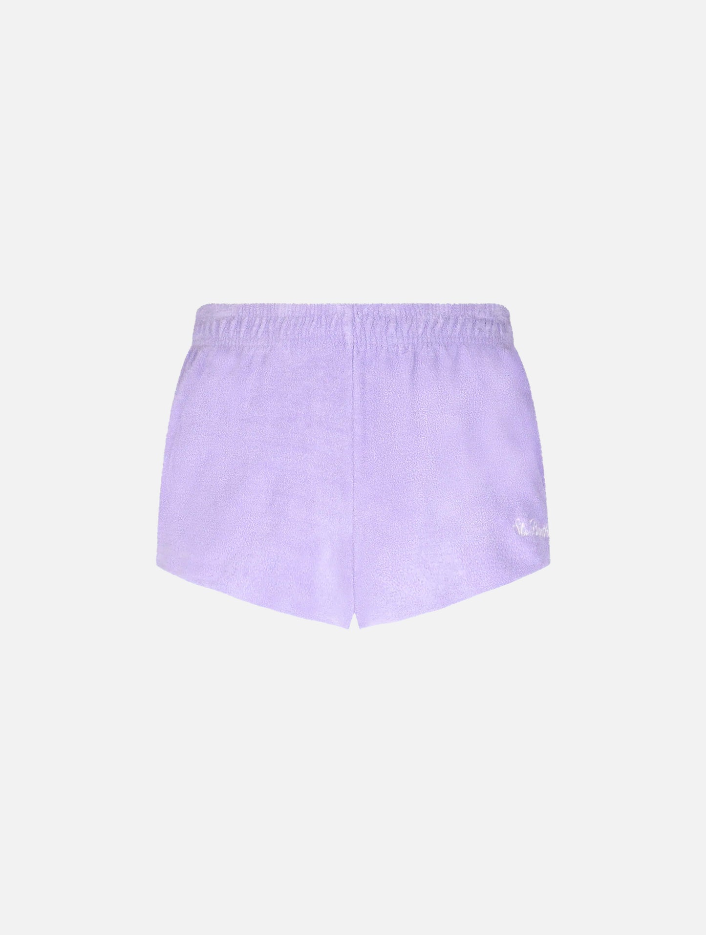 Woman terry cotton pull up shorts Francine