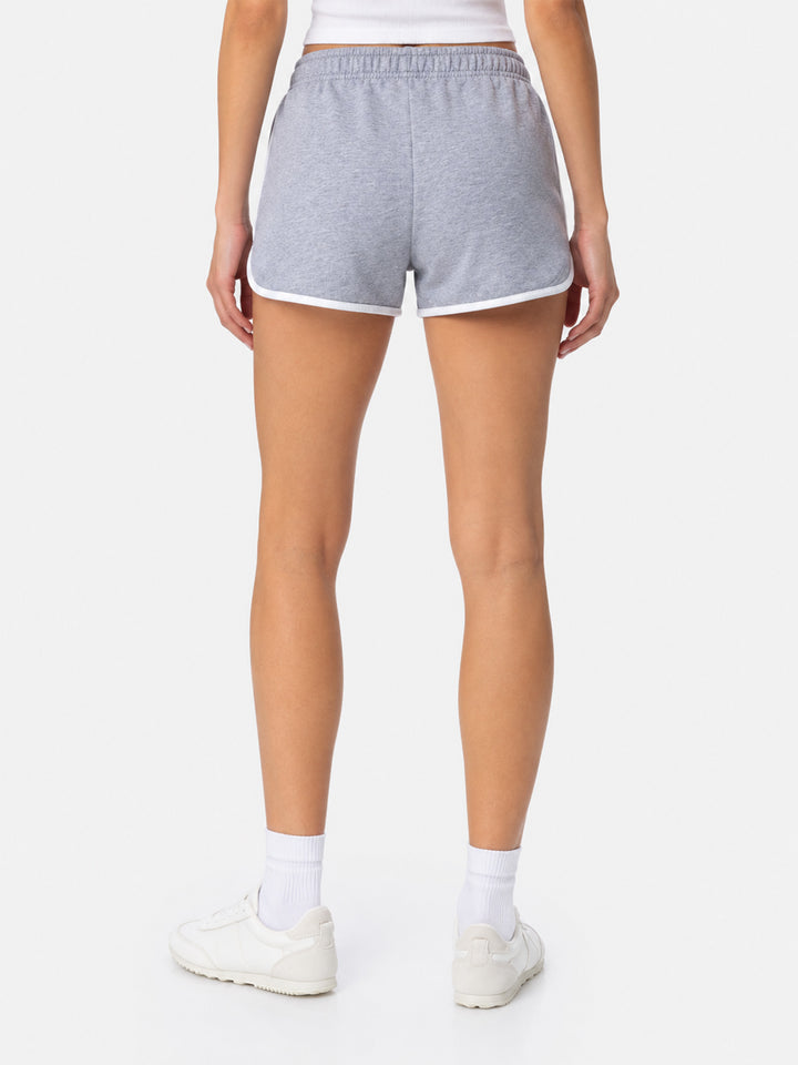 Francine cotton shorts with contrast piping