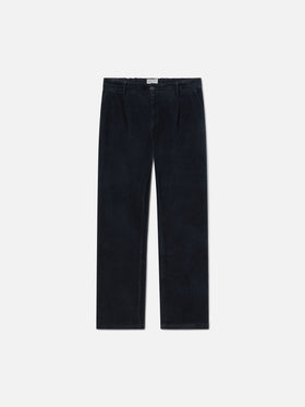 Pantalon en velours côtelé Navy blue Fuji 
