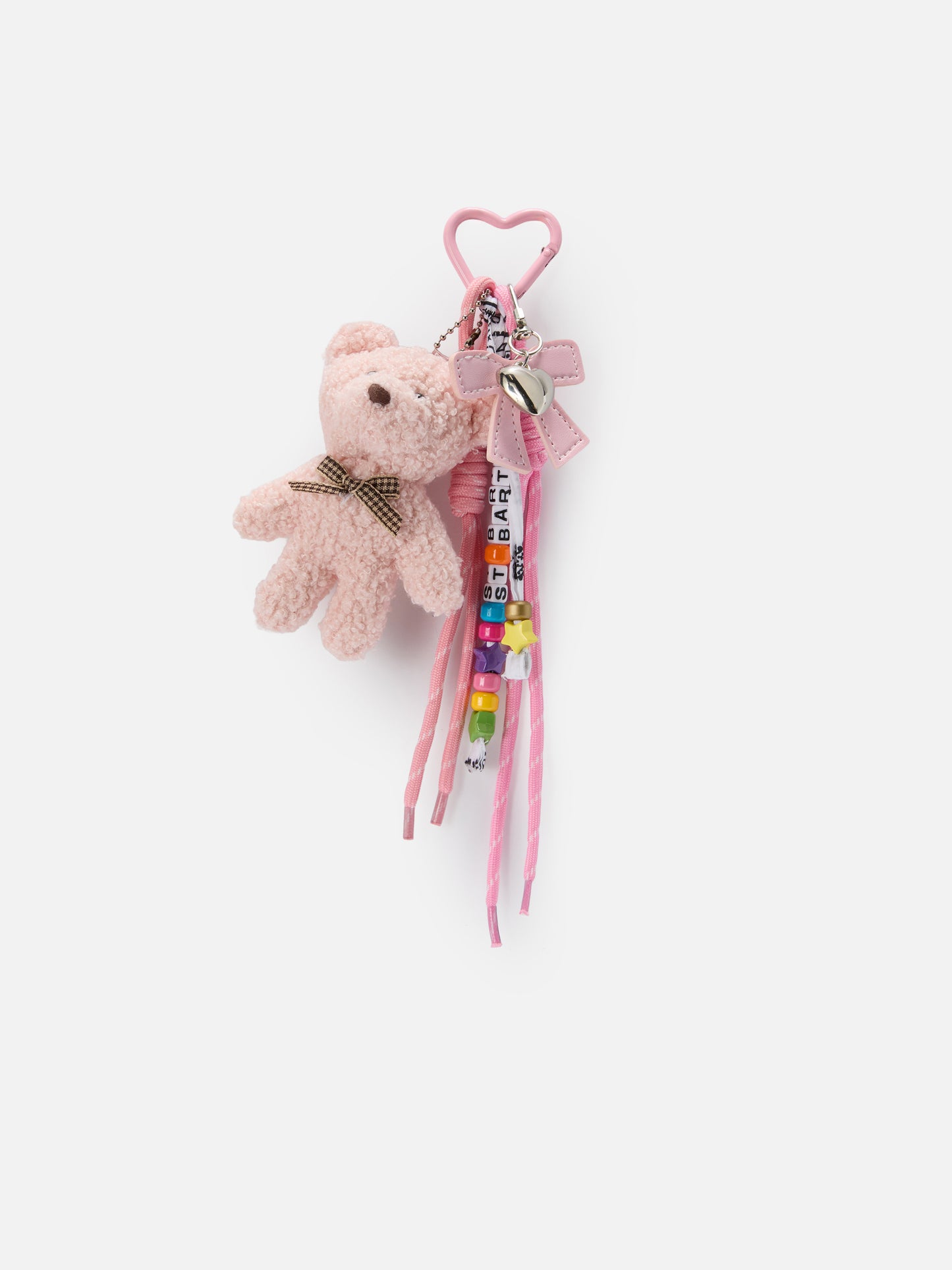Funny Charm with padded bow and teddy decoration