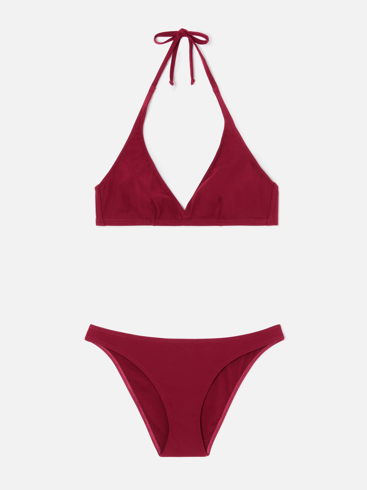 Bikini Gala en burdeos liso 
