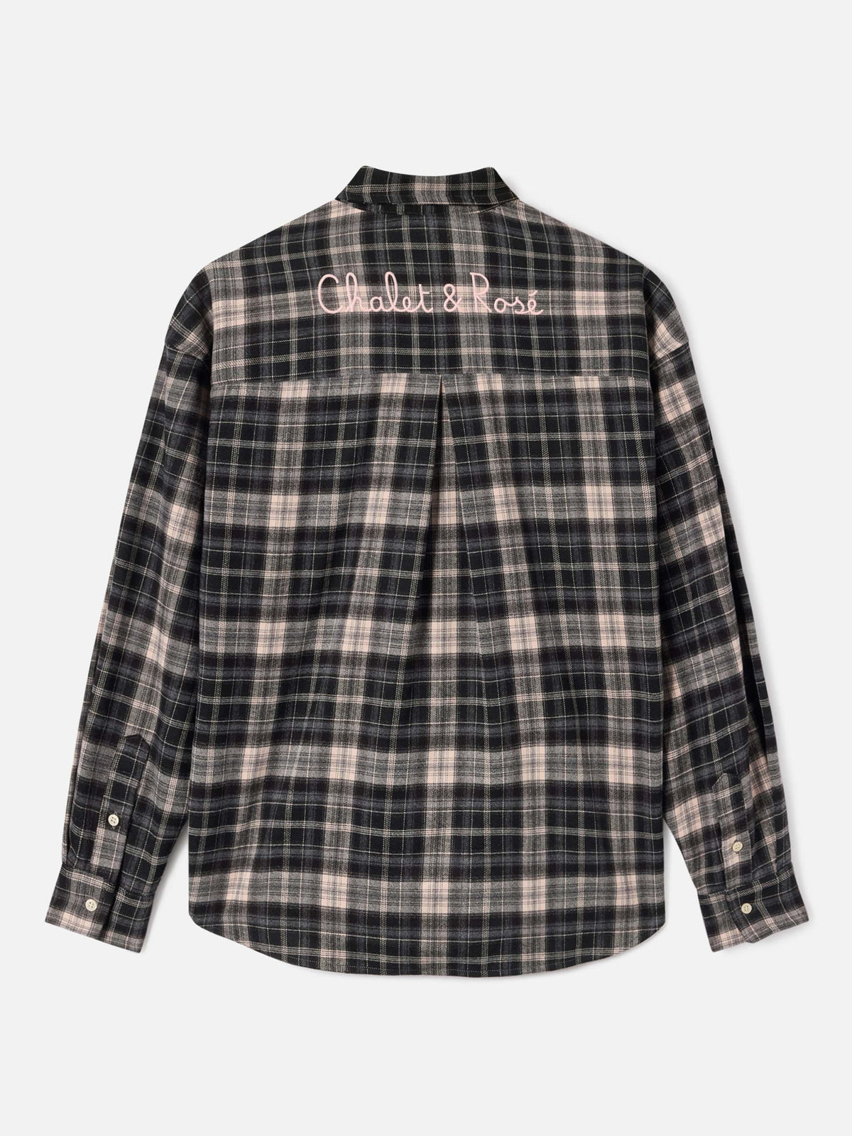 Gigy Flanellhemd mit Tartanmuster und Logostickerei 