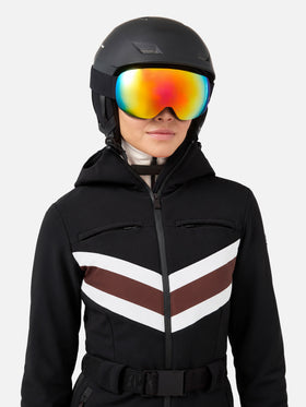 Combinaison de ski noire Garmisch avec technologie RECCO® 