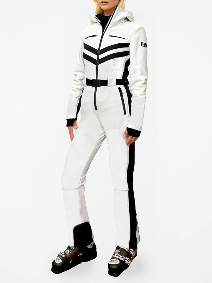 Woman white ski suit Garmisch with RECCO® technology - MC2 Saint Barth