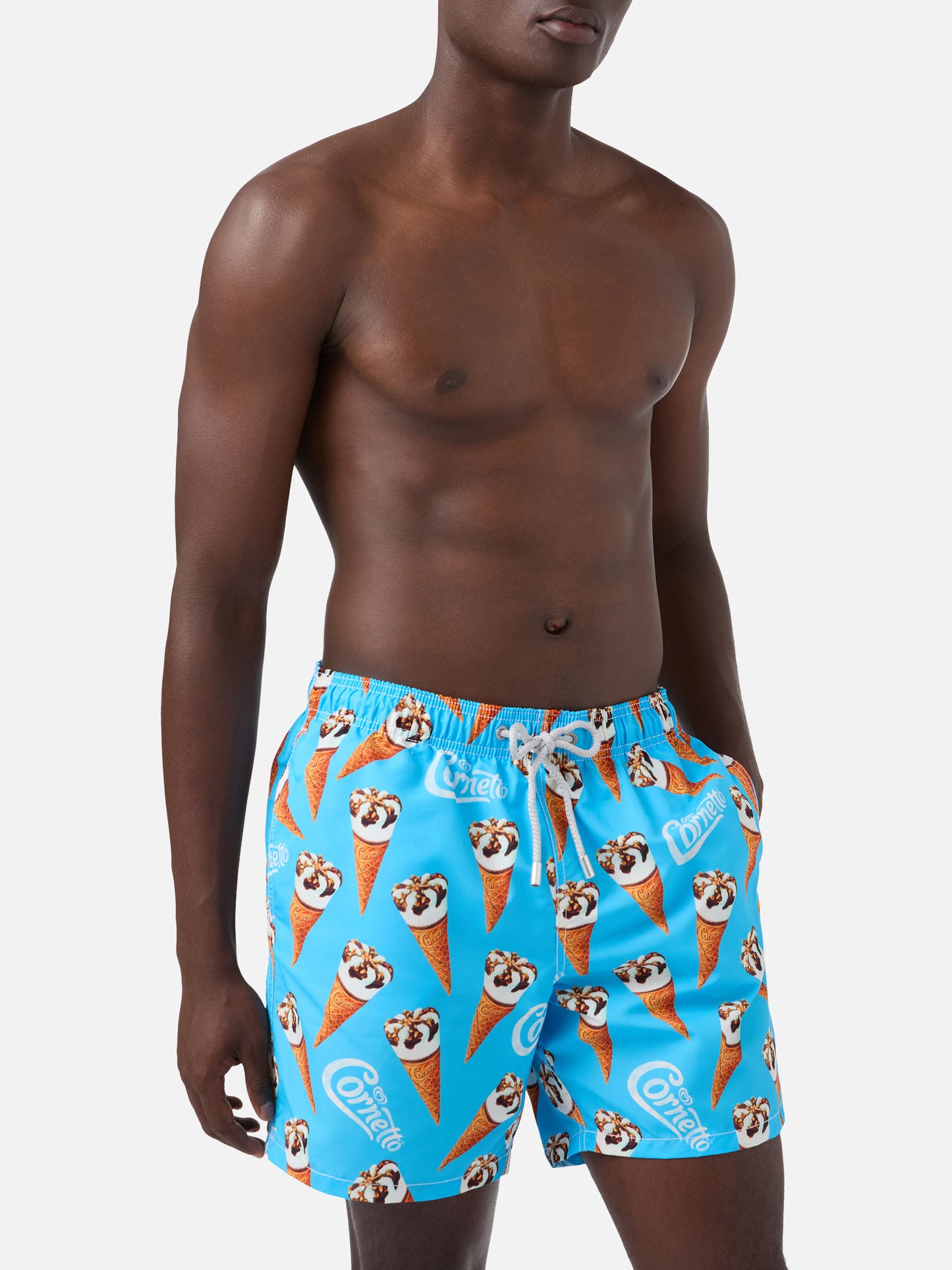 Klassische Herren-Badeshorts mit Algida-Aufdruck | ALGIDA® SONDEREDITION
