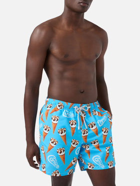 Klassische Herren-Badeshorts mit Algida-Aufdruck | ALGIDA® SONDEREDITION