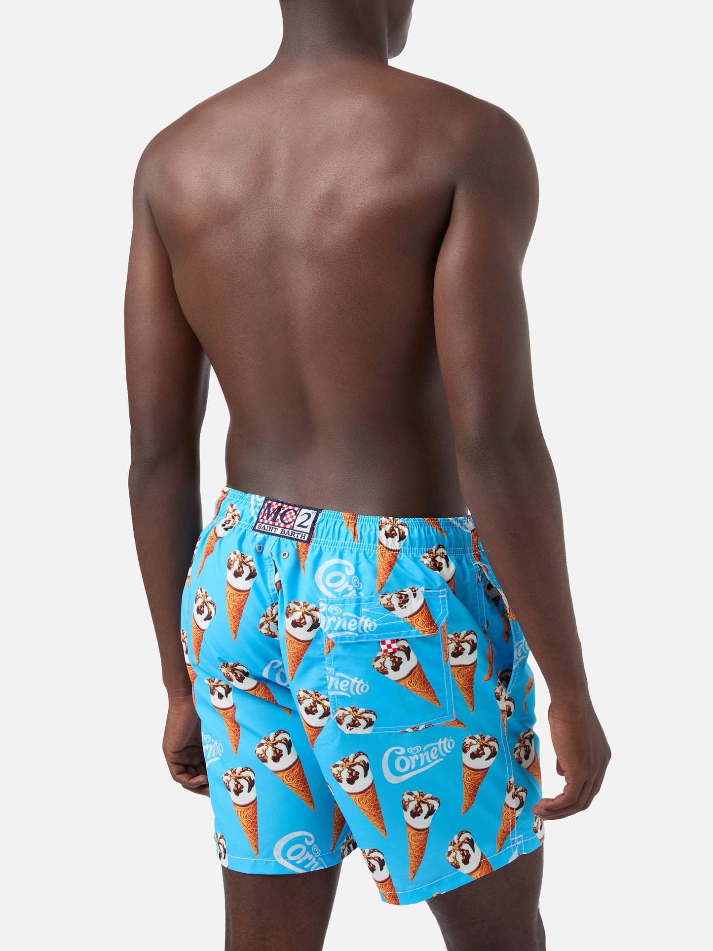 Klassische Herren-Badeshorts mit Algida-Aufdruck | ALGIDA® SONDEREDITION