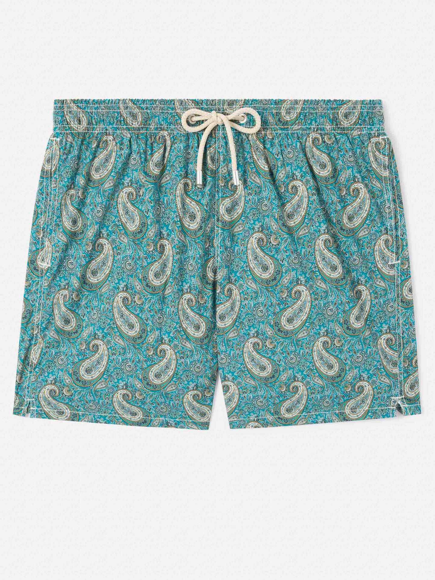 Gustavia Badeshorts mit Kaschmir-Print | Hergestellt aus Liberty Fabric 
