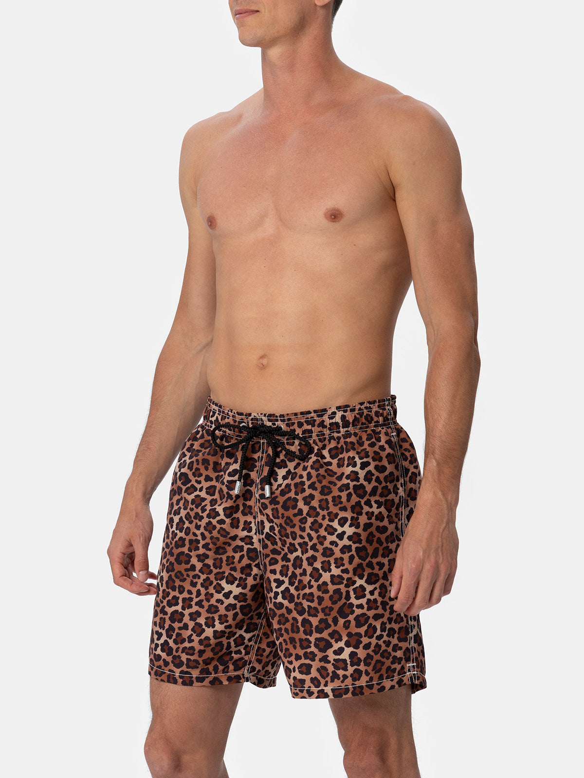 Man mid-length Gustavia swim-shorts with animalier print - MC2 Saint Barth
