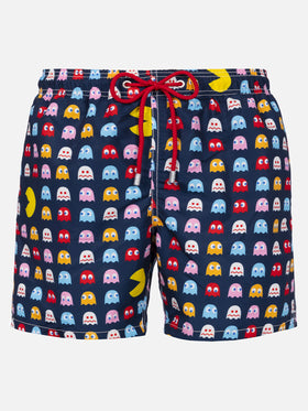 Mittellange Gustavia Badeshorts mit Pac-Man-Aufdruck |PAC-MAN SPECIAL EDITION