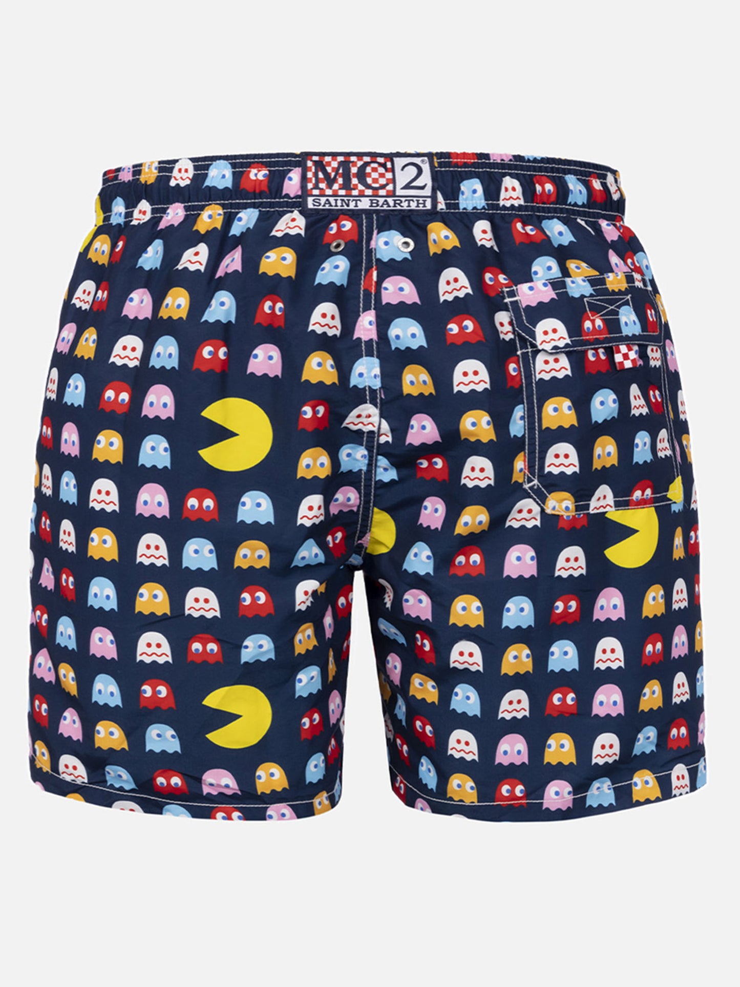 Mittellange Gustavia Badeshorts mit Pac-Man-Aufdruck |PAC-MAN SPECIAL EDITION