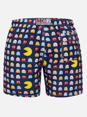 Mittellange Gustavia Badeshorts mit Pac-Man-Aufdruck |PAC-MAN SPECIAL EDITION