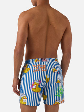 Short de bain classique pour homme avec imprimé Crypto ducky | CRYPTO PUPPETS® SPECIAL EDITION 