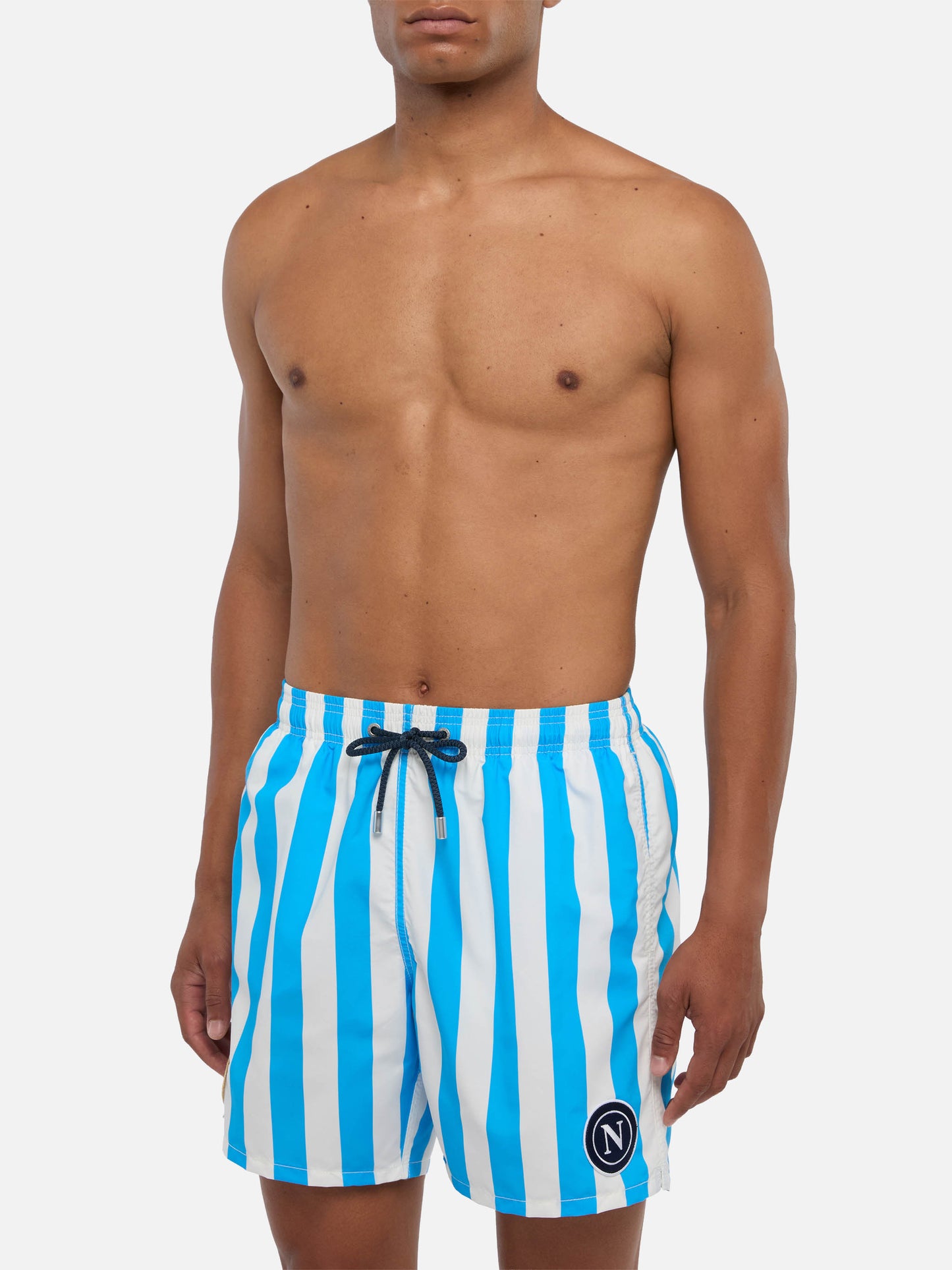 Mittellange Gustavia Badeshorts mit Napoli-Print | SSC NAPOLI SPECIAL EDITION
